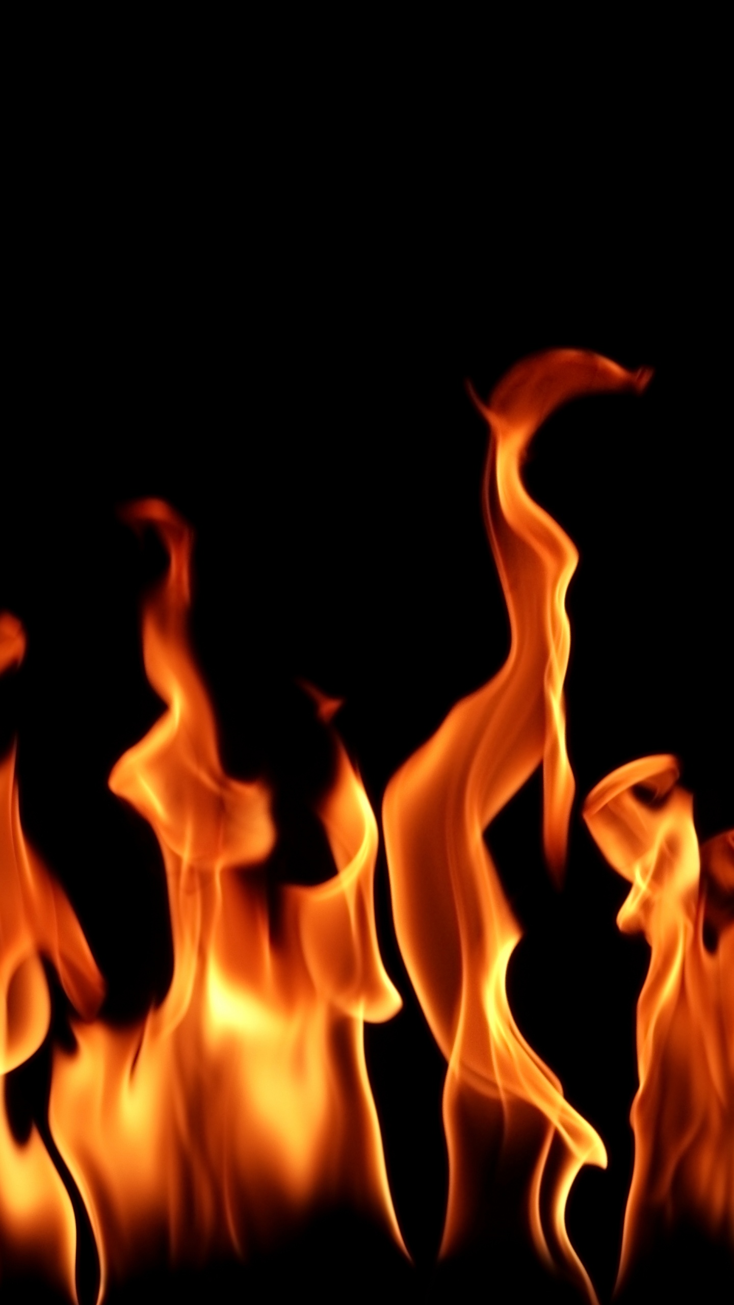 Обои огонь, пламя, тепло, Огненный вихрь, пожарная безопасность в разрешении 1440x2560