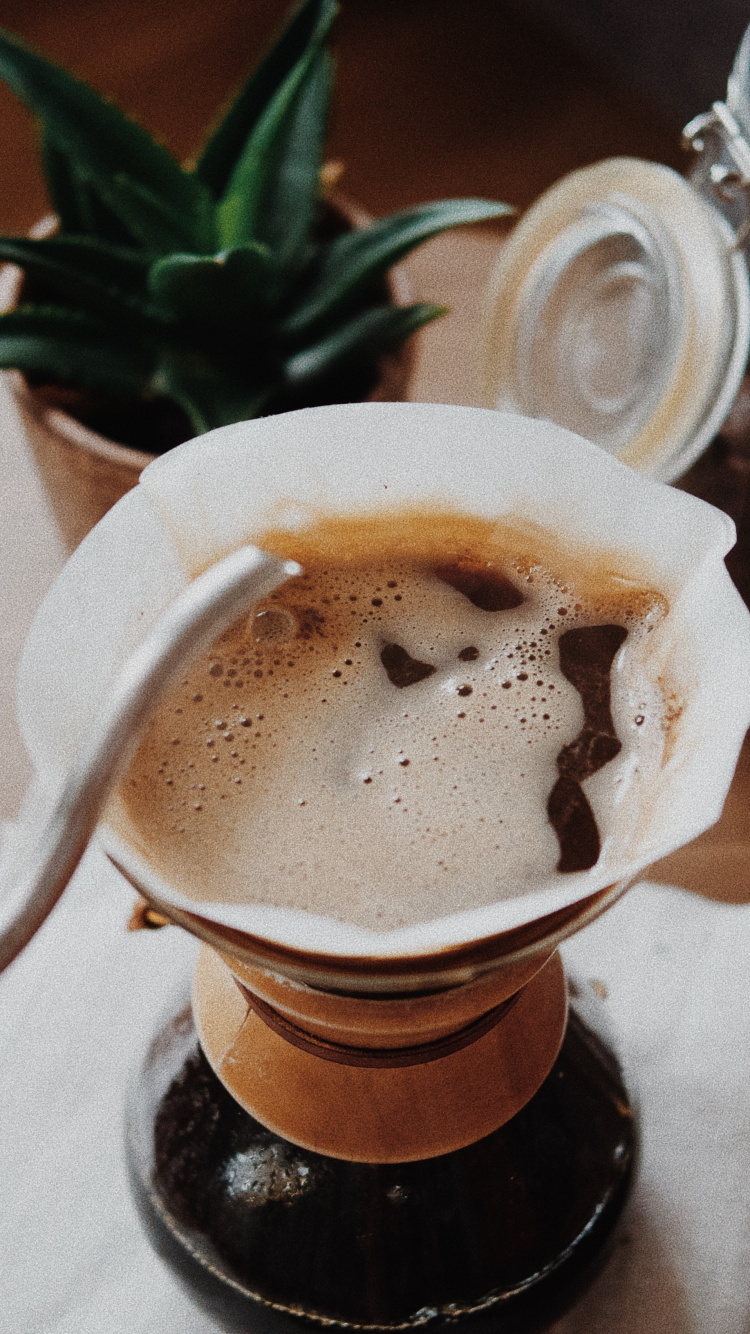 Обои кофе, кофейня, сваренный кофе, обжарка кофе, кофейное зерно в разрешении 750x1334