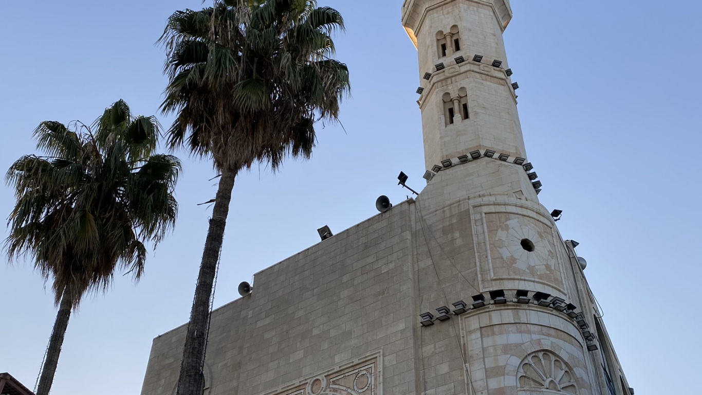 Обои Иерусалим, пальмовые рощи, древняя история, историческое место, архитектура в разрешении 1366x768