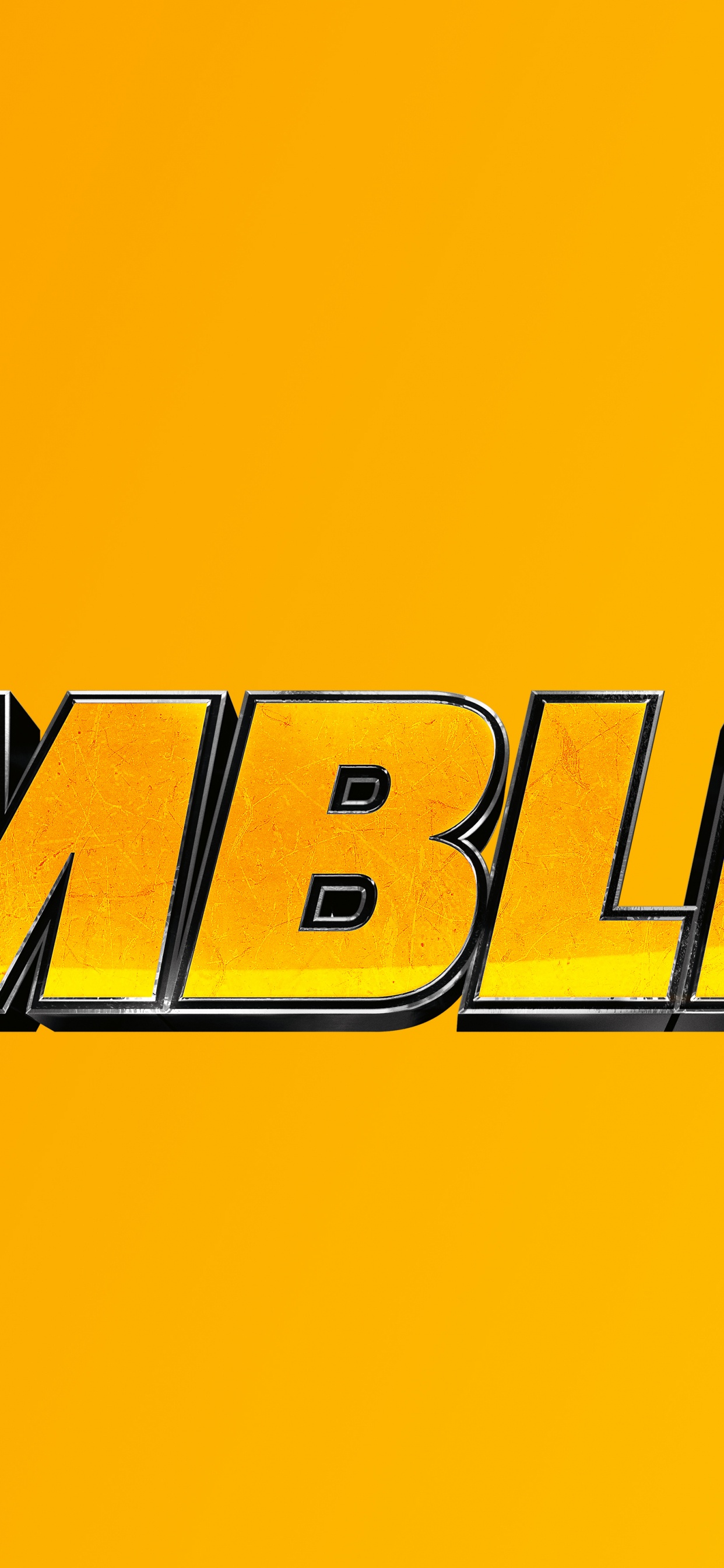 Обои робот, Бамблби, трансформеры, шмель фильм логотип, лого в разрешении 1242x2688