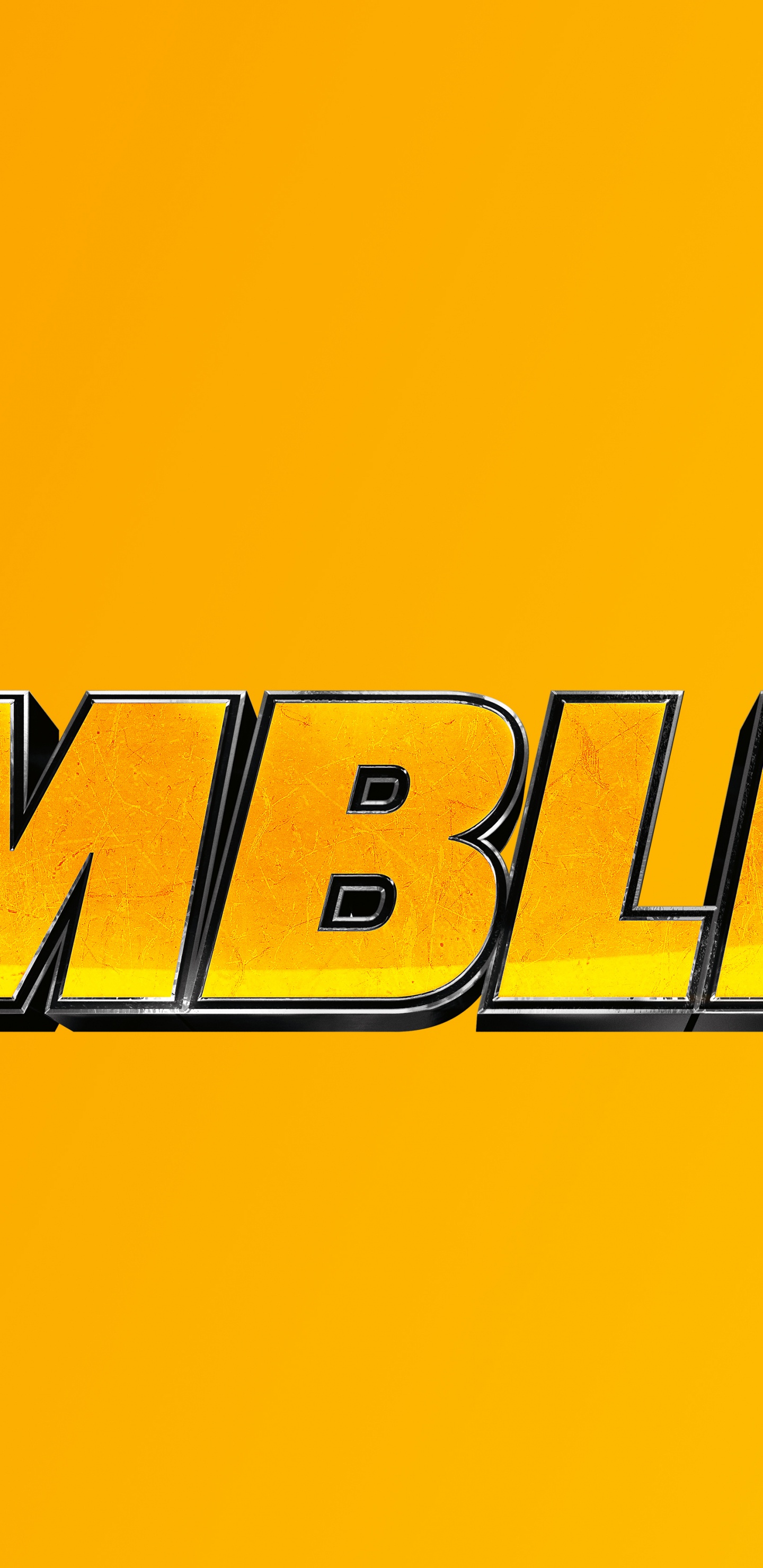 Обои робот, Бамблби, трансформеры, шмель фильм логотип, лого в разрешении 1440x2960