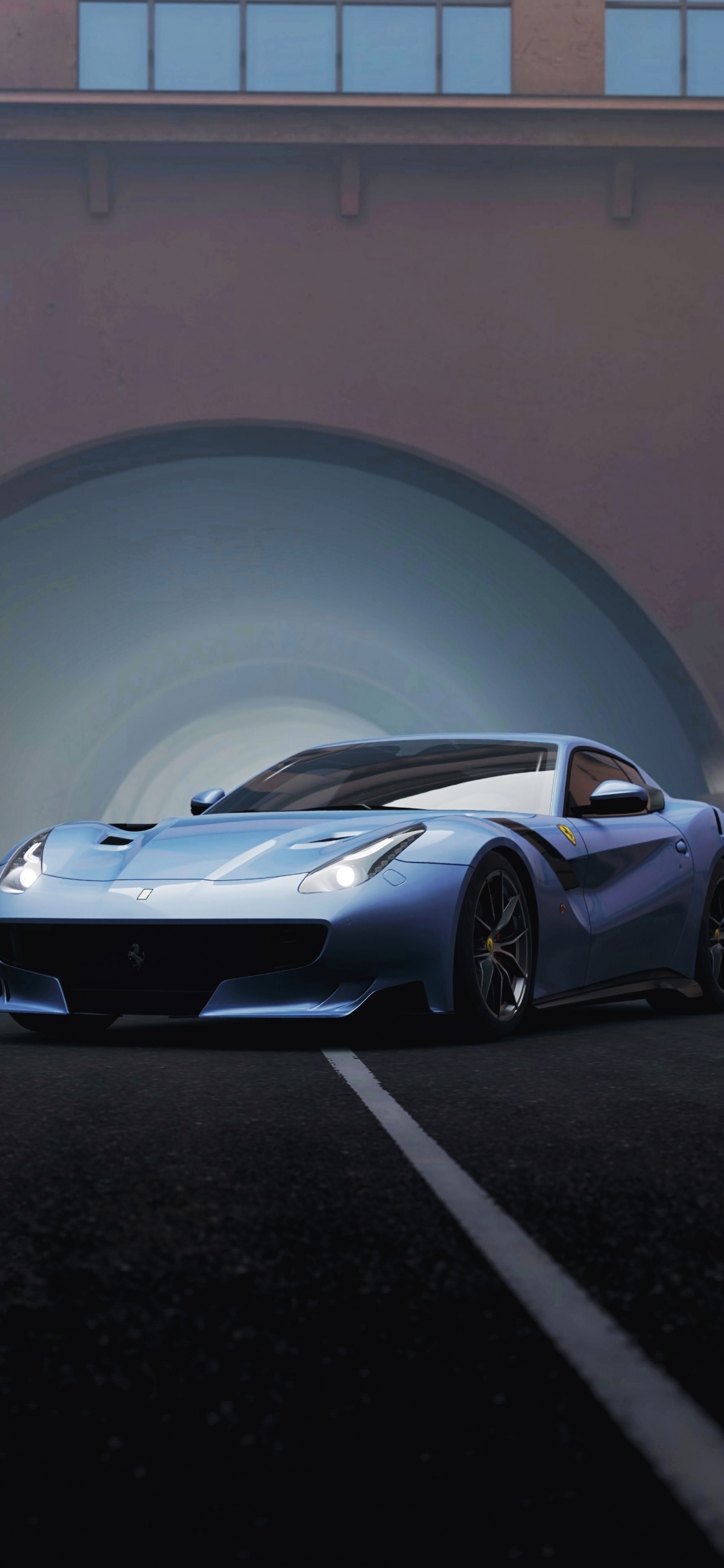 Обои Феррари f12, спорткар, авто, Ferrari, суперкар в разрешении 1125x2436