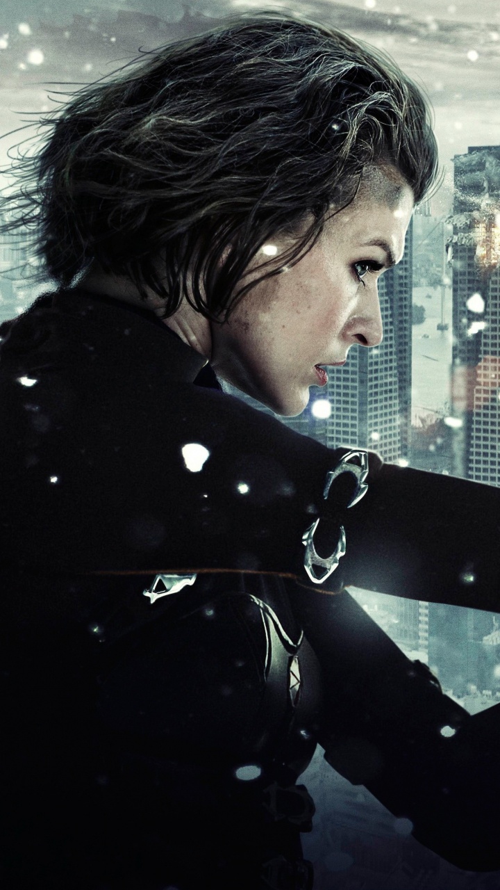 Обои Обитель зла, Обитель Зла Возмездие, Милла Йовович, шутер, кино в разрешении 720x1280