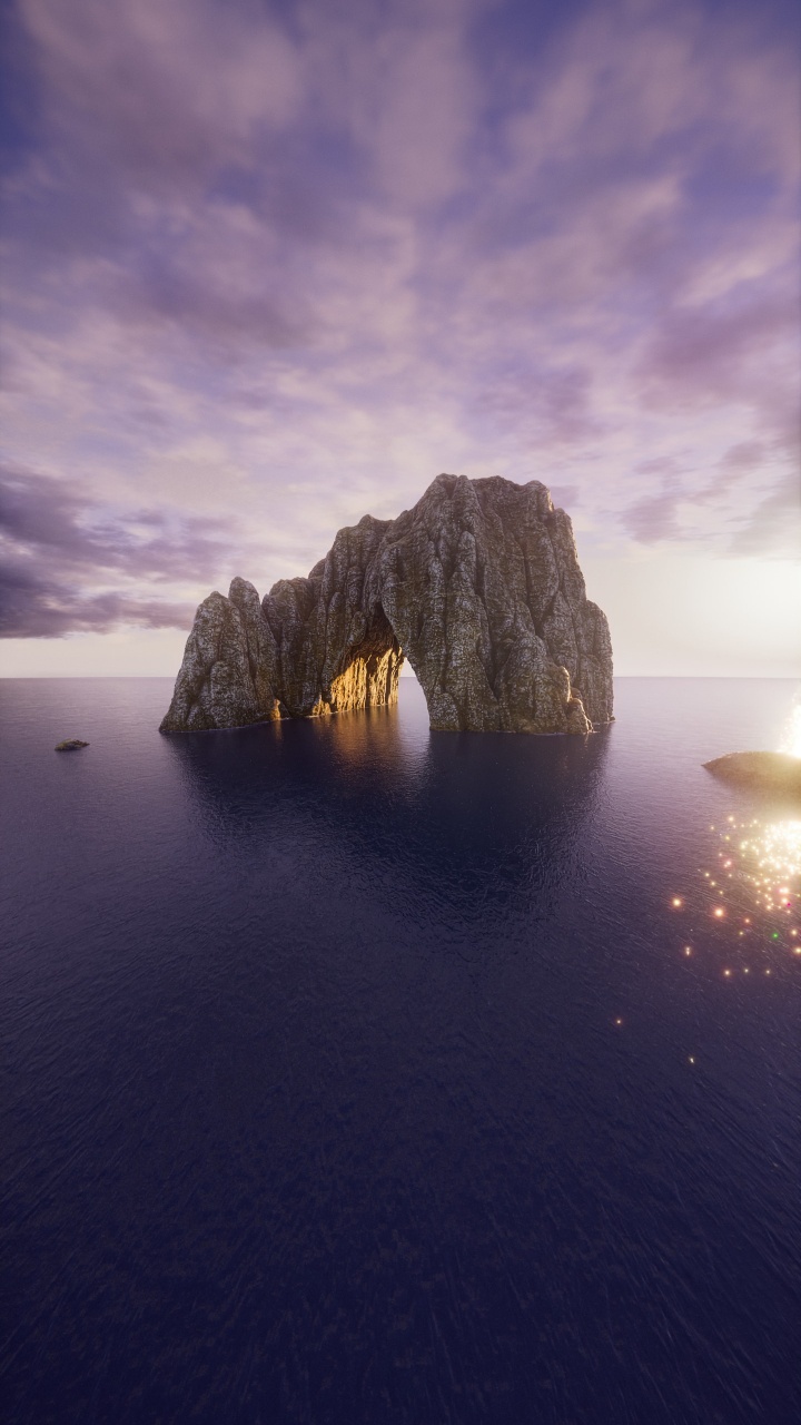 Обои море, облако, вода, атмосфера, природный ландшафт в разрешении 720x1280