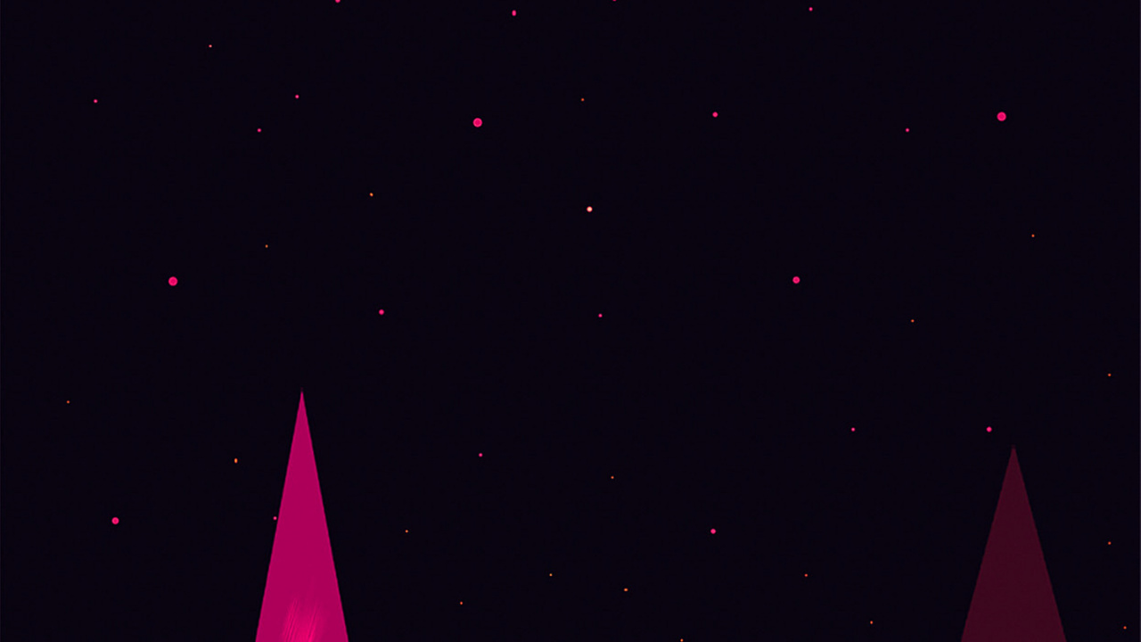 Обои Рождественский день, елка, ios, iOS 14, кармин в разрешении 1280x720