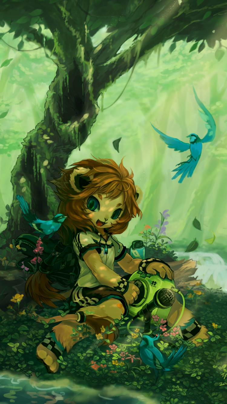 Обои рисование, арт, иллюстрация, визуальное искусство, живопись в разрешении 750x1334