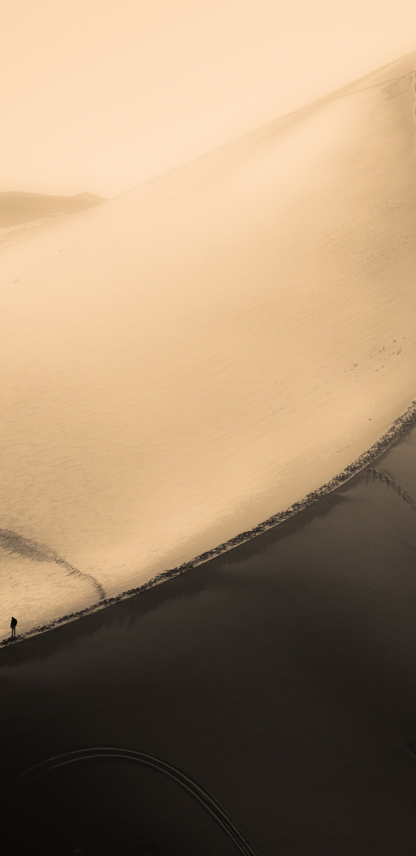 Обои атмосфера земли, песок, белые, Дюна, окружающая среда в разрешении 1440x2960