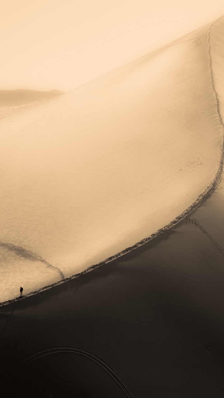 Обои атмосфера земли, песок, белые, Дюна, окружающая среда в разрешении 720x1280