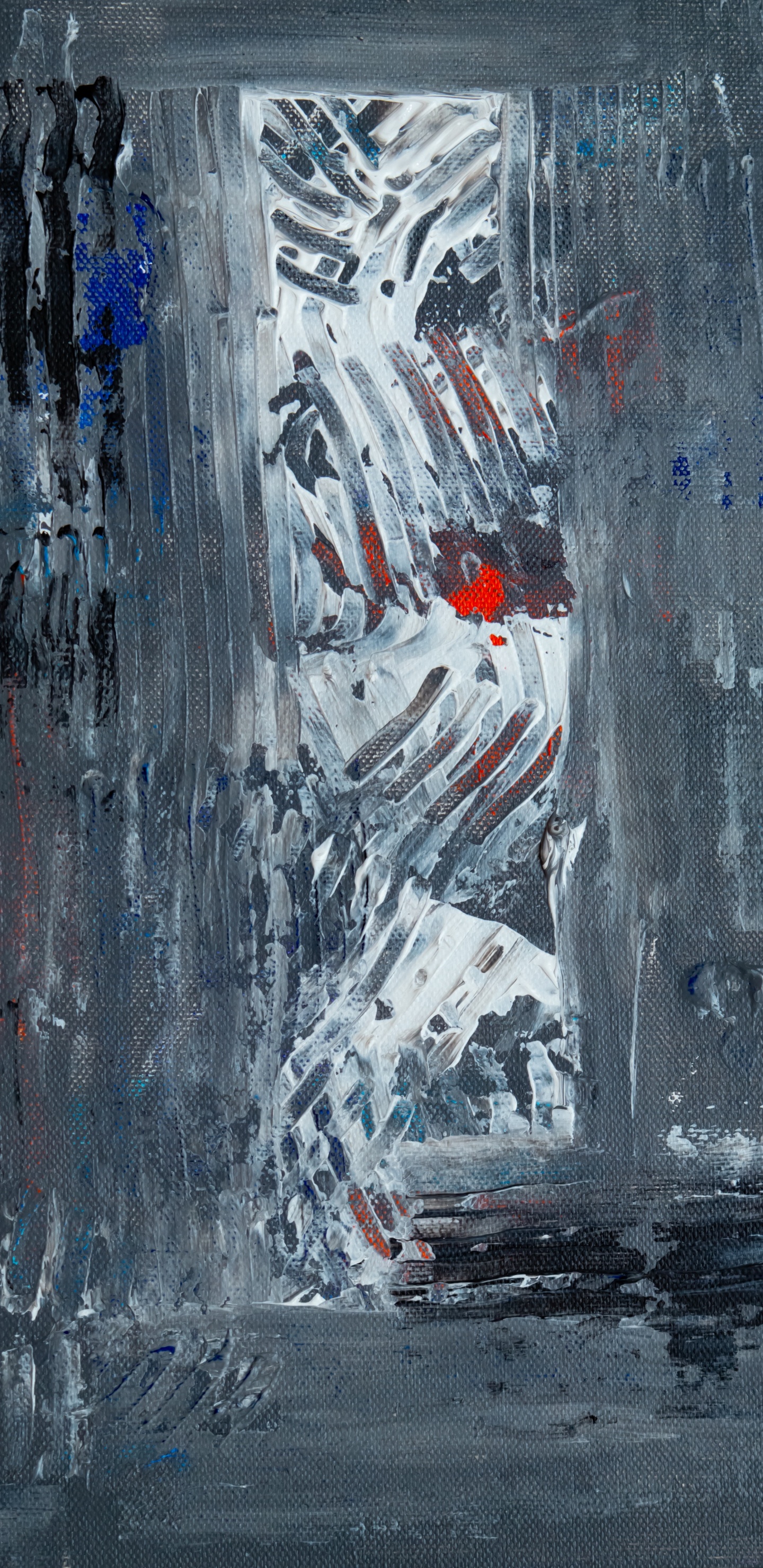 Обои живопись, абстрактное искусство, акриловая краска, арт, абстрактный экспрессионизм в разрешении 1440x2960