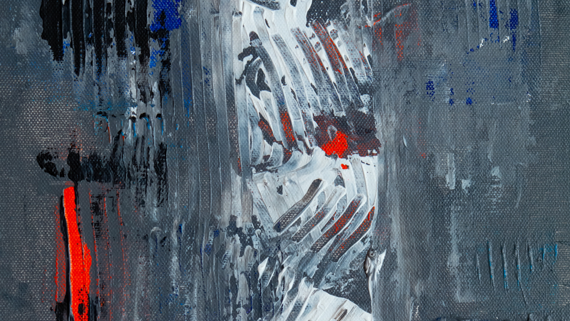 Обои живопись, абстрактное искусство, акриловая краска, арт, абстрактный экспрессионизм в разрешении 1920x1080