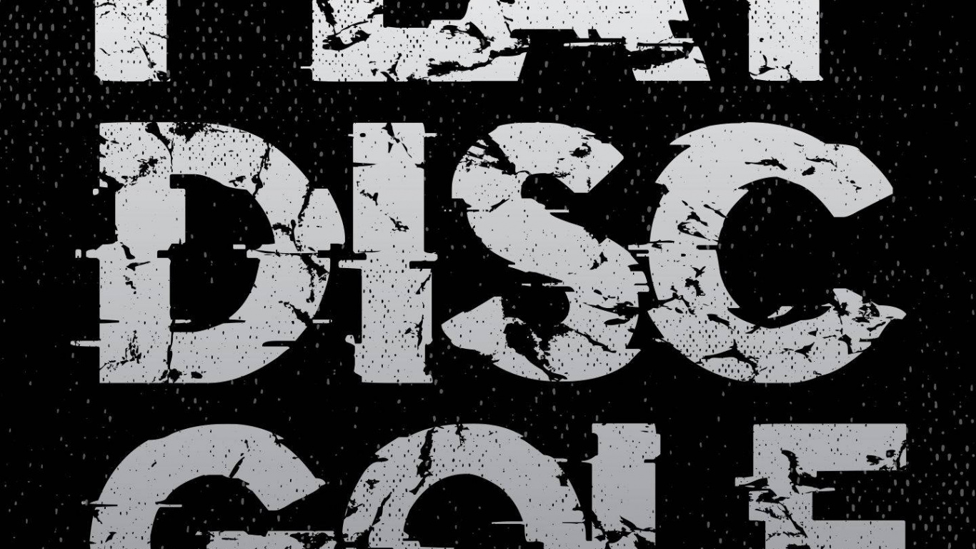 Обои постер, графический дизайн, черный и белый, рукав, арт в разрешении 1366x768