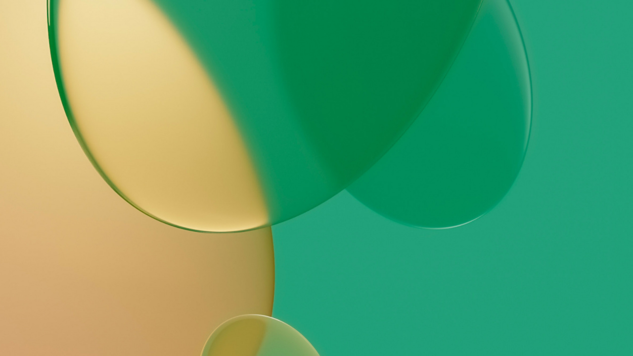 Обои Huawei, Huawei HarmonyOS 2.0, крупный план, гармония, лазурный в разрешении 1280x720