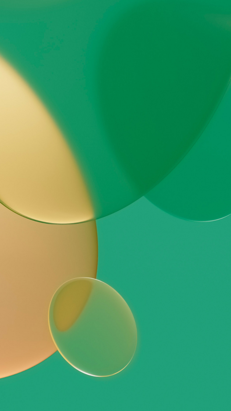 Обои Huawei, Huawei HarmonyOS 2.0, крупный план, гармония, лазурный в разрешении 750x1334