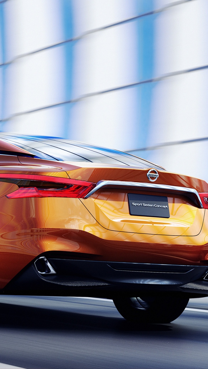 Обои Ниссан Максима, Ниссан, авто, седан, спортивный седан в разрешении 720x1280