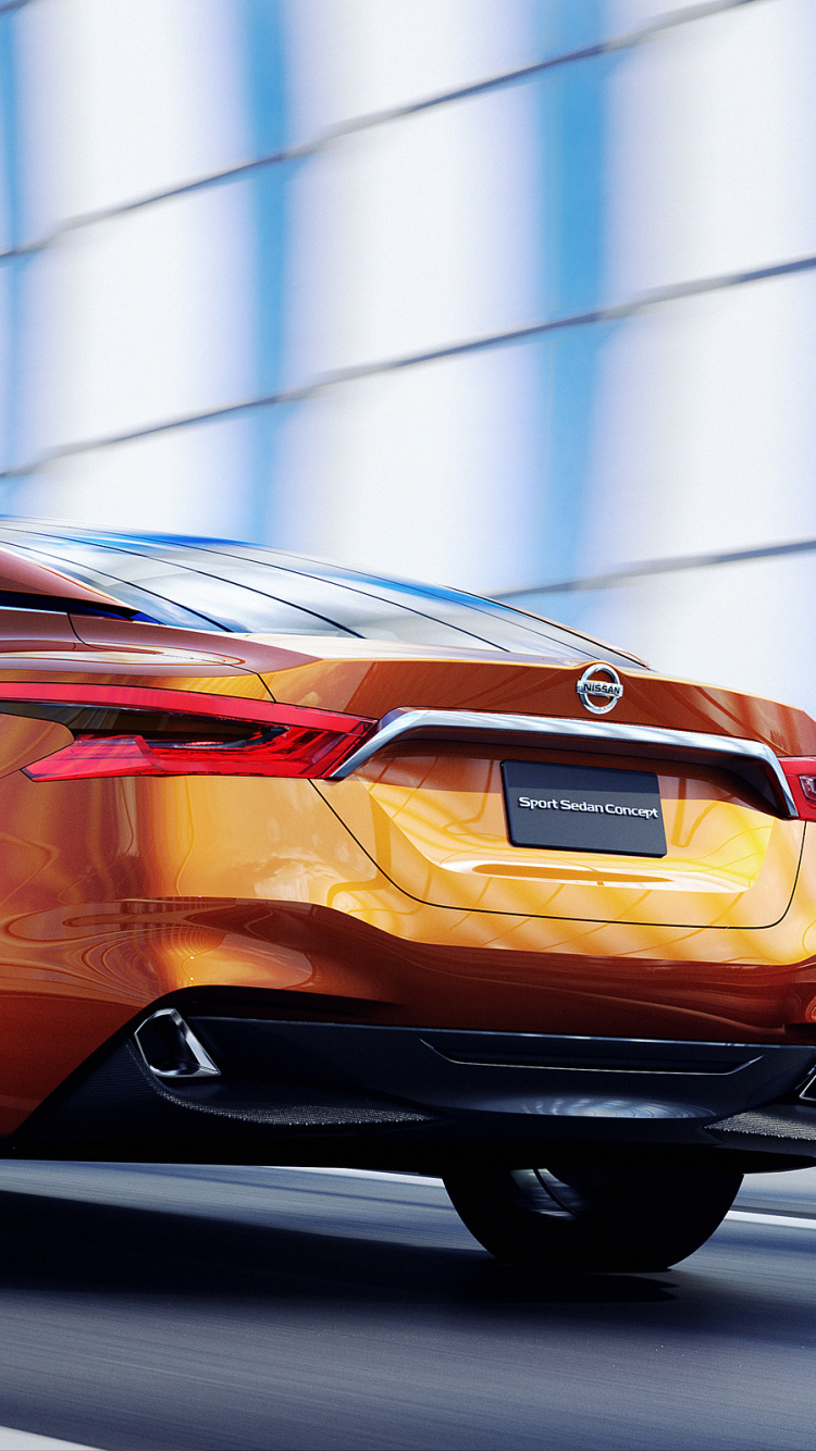 Обои Ниссан Максима, Ниссан, авто, седан, спортивный седан в разрешении 750x1334