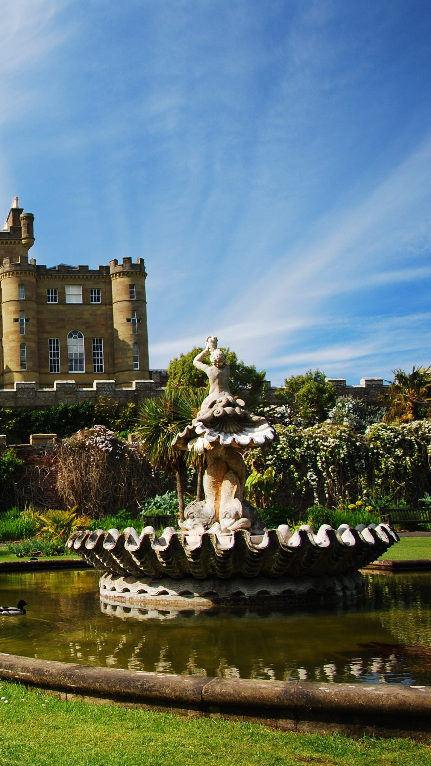 Обои Замок Калзин, замок, имущество, здание, дерево в разрешении 1440x2560