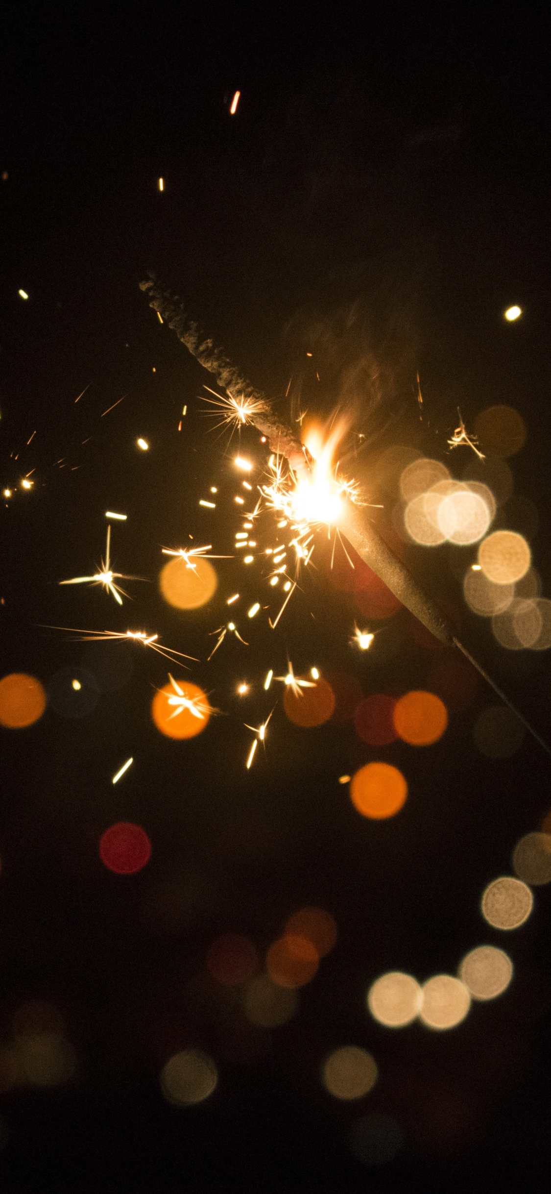 Обои желание, дата рождения, дочь, ночь, свет в разрешении 1125x2436