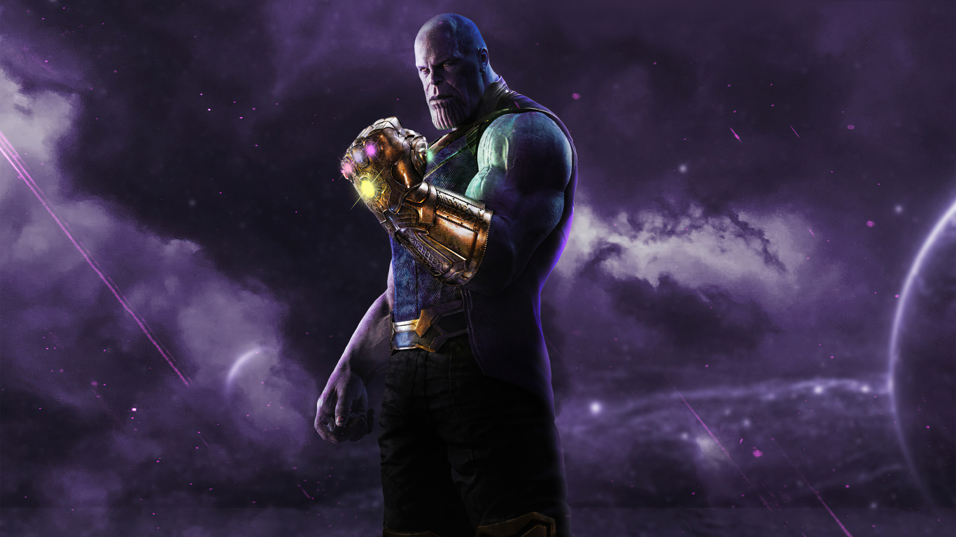 Обои Thanos The Mad в разрешении 1366x768