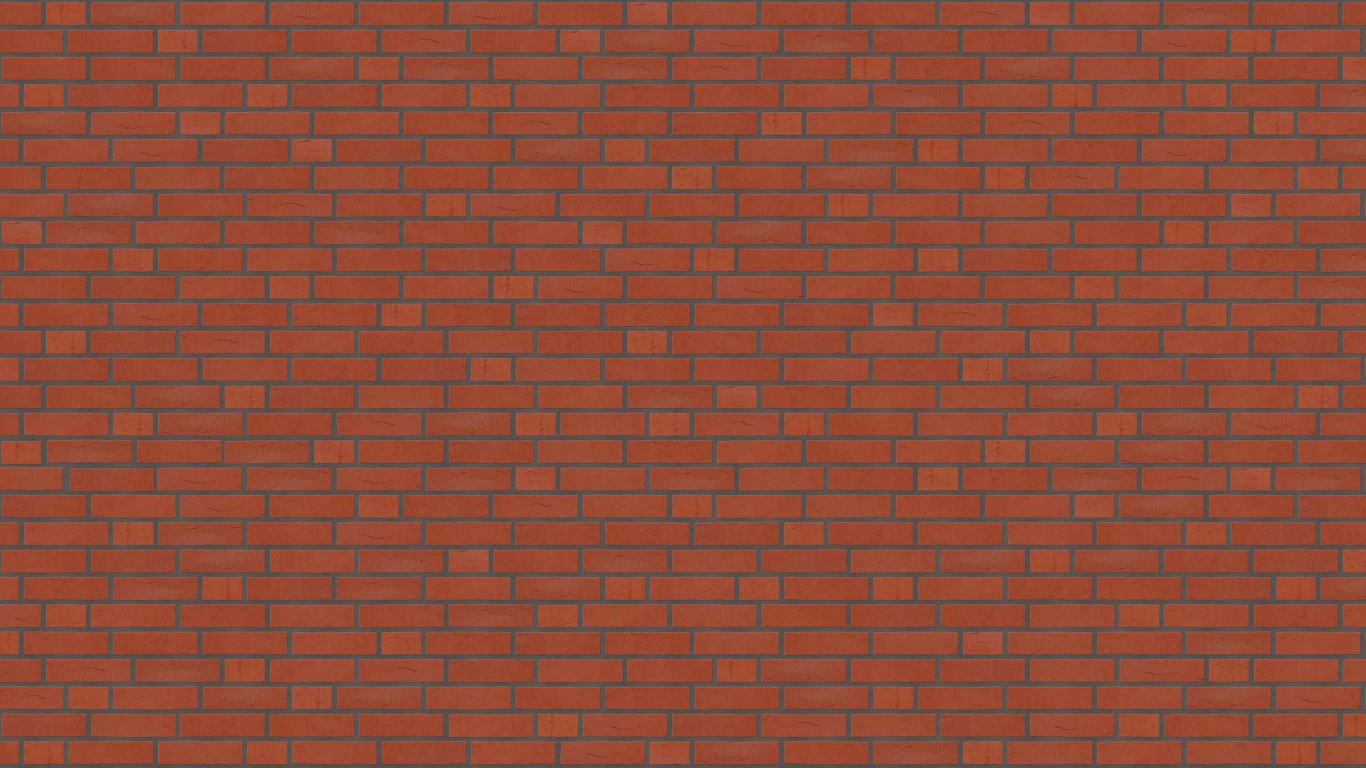Обои кирпичная кладка, стена, кирпич, морилка, Апельсин в разрешении 1366x768