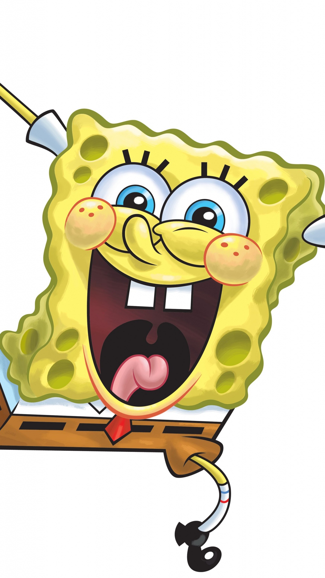 Обои Губка Боб, картинка, мультфильм, иллюстрация, графика в разрешении 1080x1920