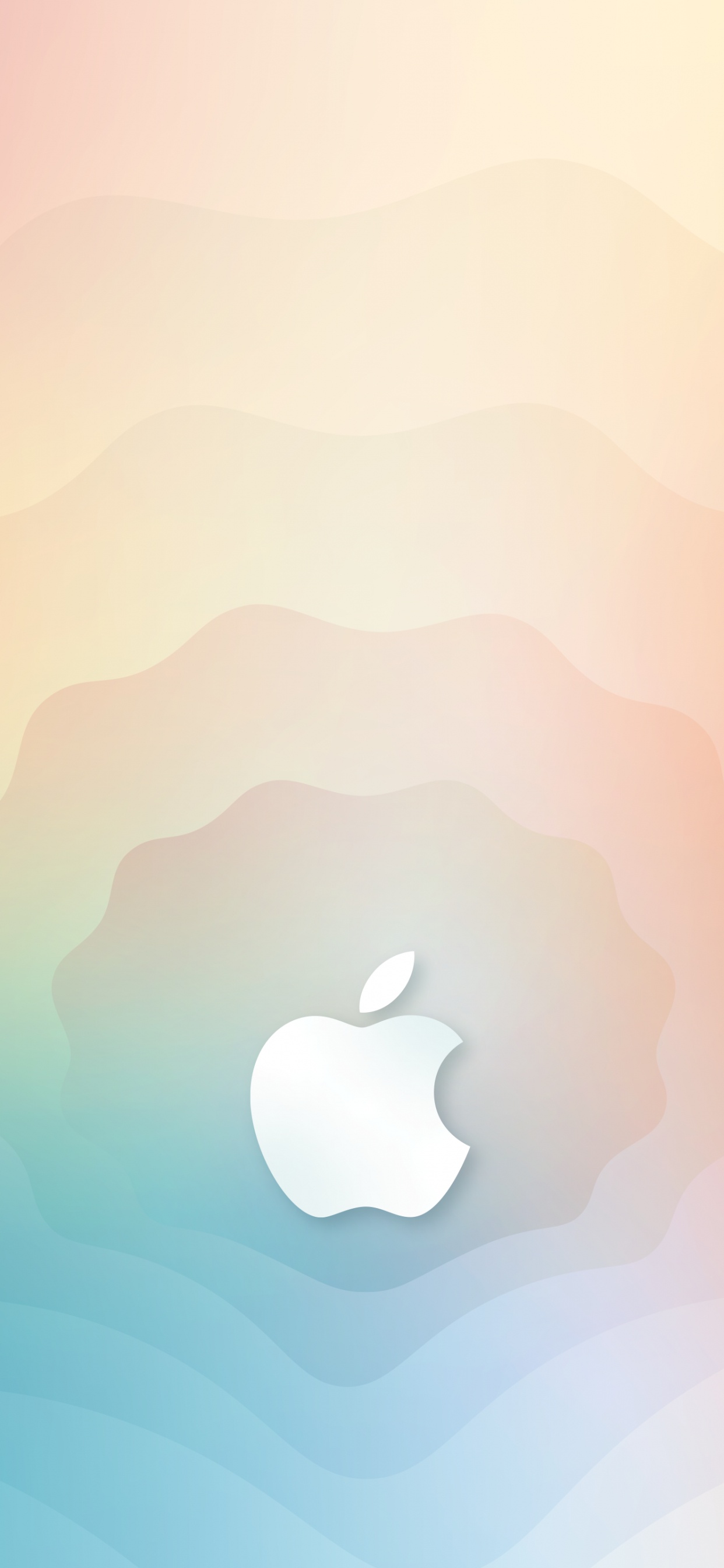 Обои Эппл аль Марья Айленд, яблоко, яблочный торговый центр, облако, жест в разрешении 1242x2688