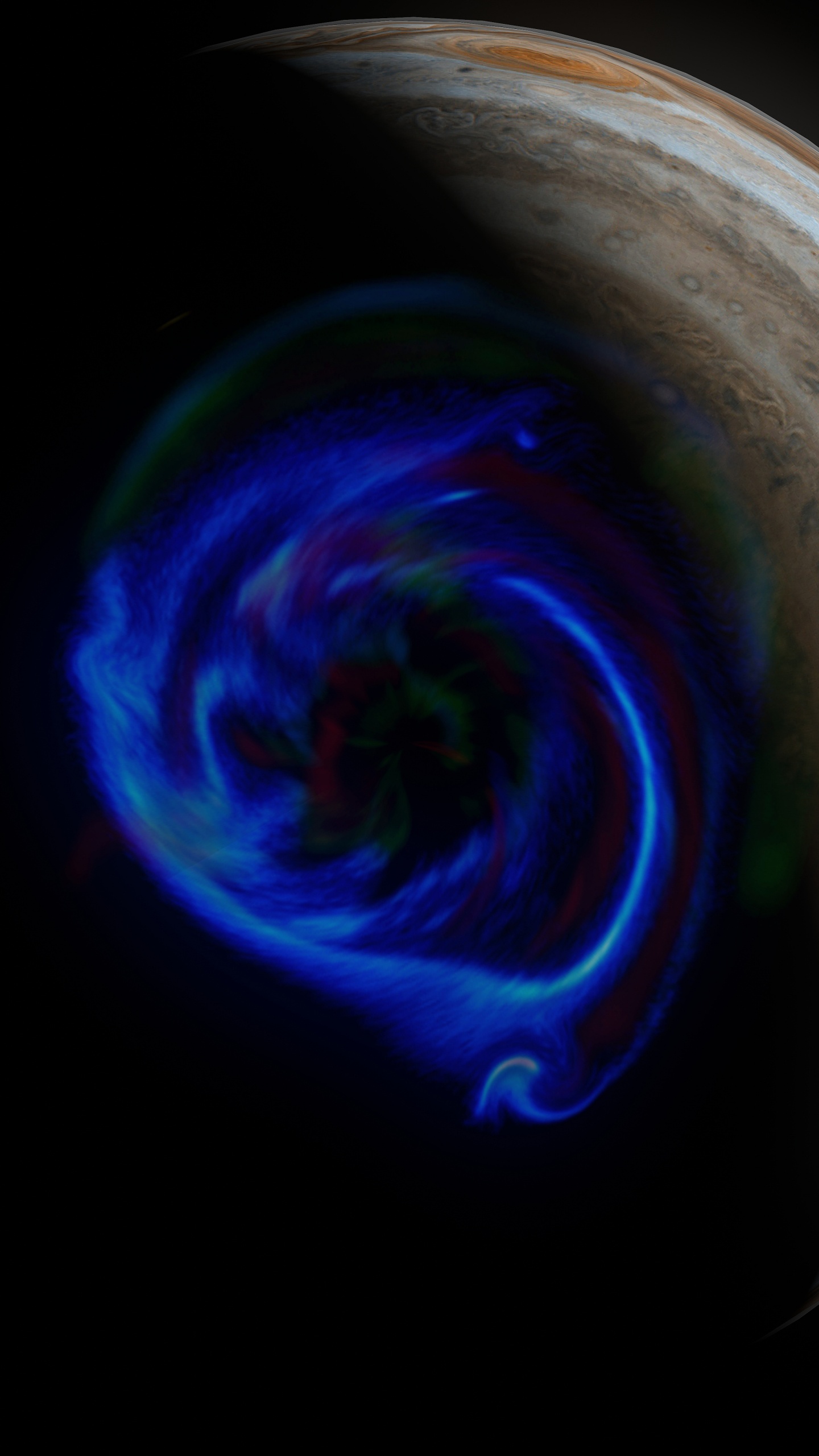 Обои 3d моделирование, земля, арт, атмосфера, астрономический объект в разрешении 1440x2560