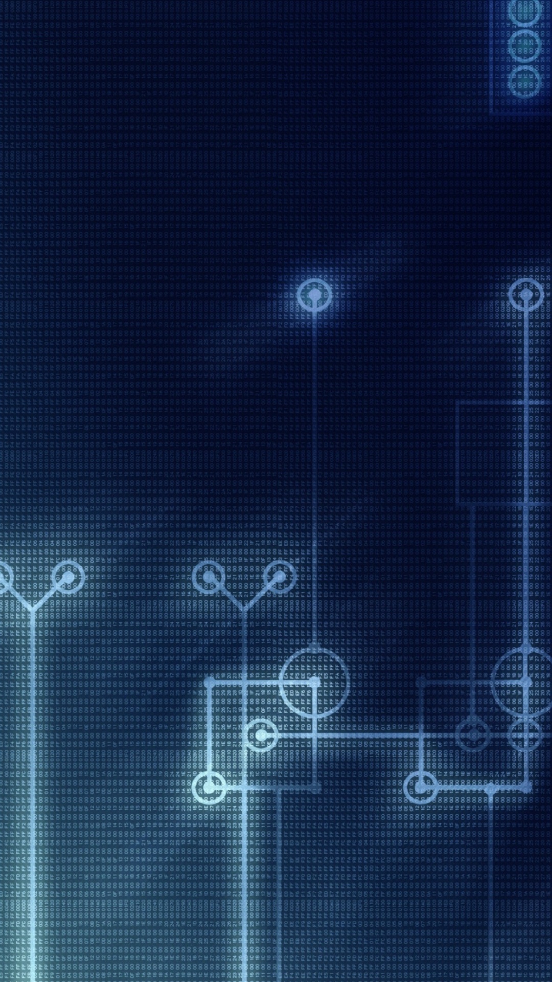 Обои синий, свет, высокая технология, инженерия, Информационные технологии в разрешении 1080x1920