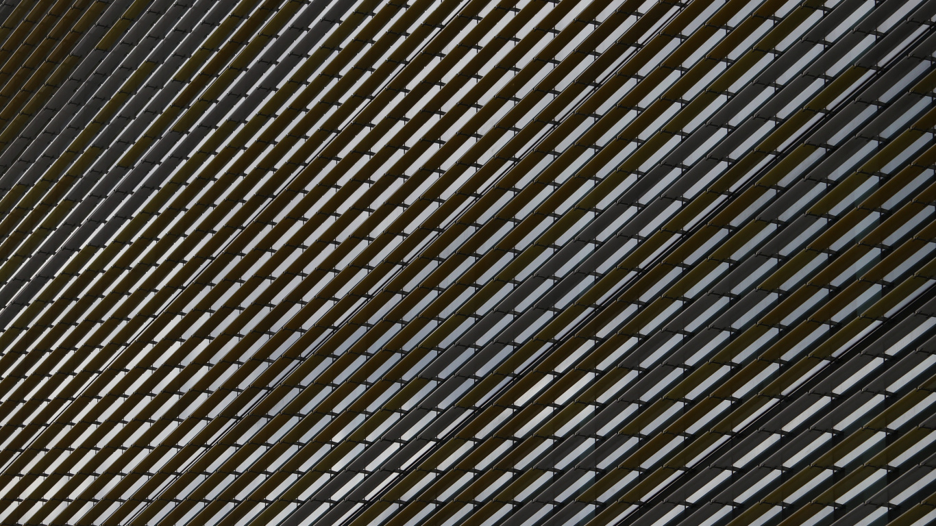 Обои здание, узор, линия, металл, сталь в разрешении 1366x768