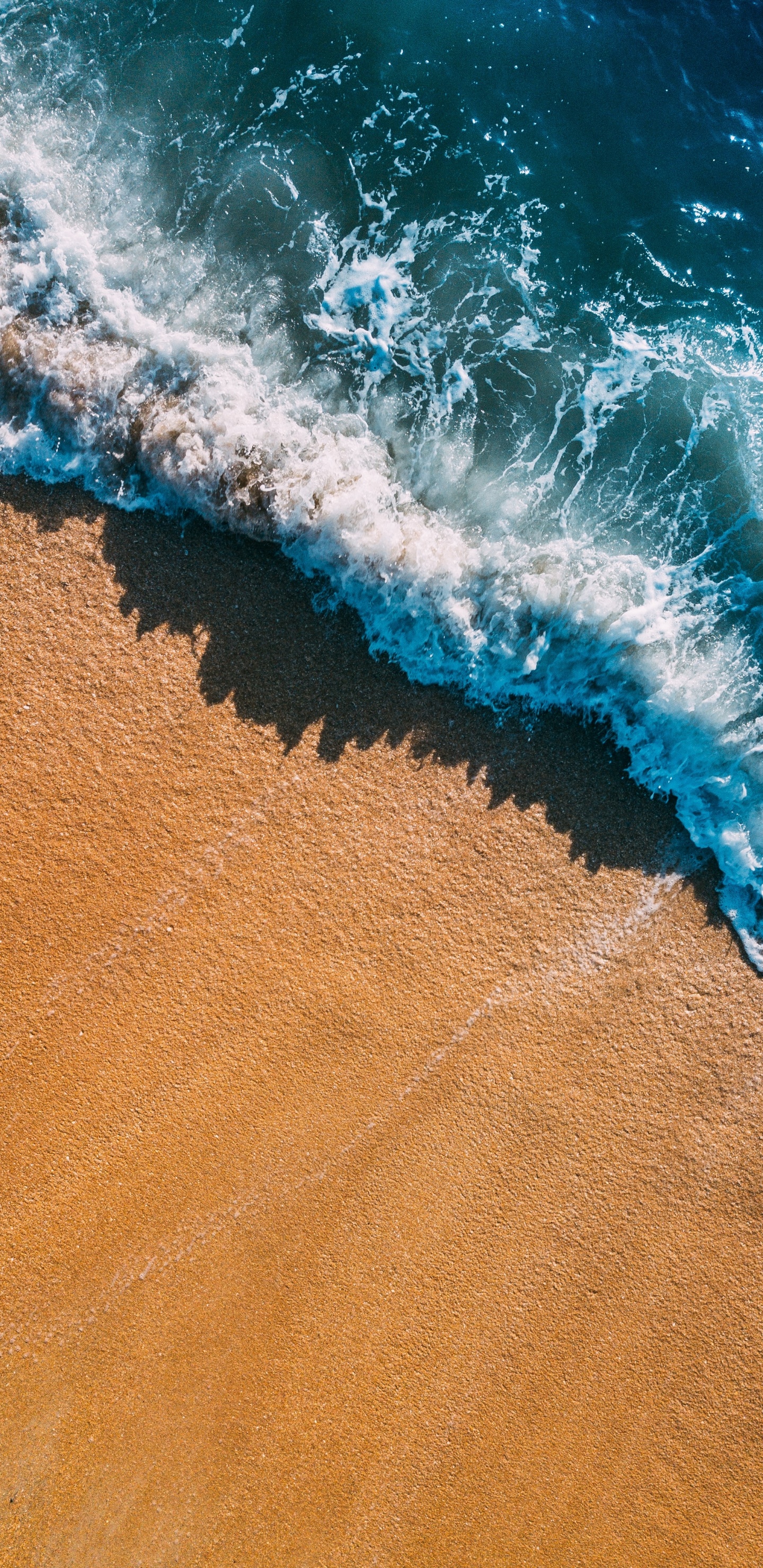 Обои море, вода, жидкость, пляж, жидкий в разрешении 1440x2960