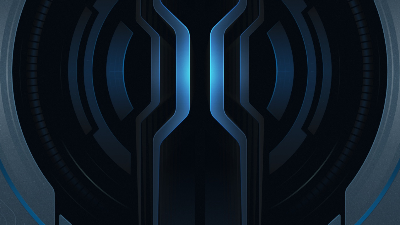 Обои Xiaomi, Blackshark 2 Pro, xiaomi черная акула 2, андроид, узор в разрешении 1366x768