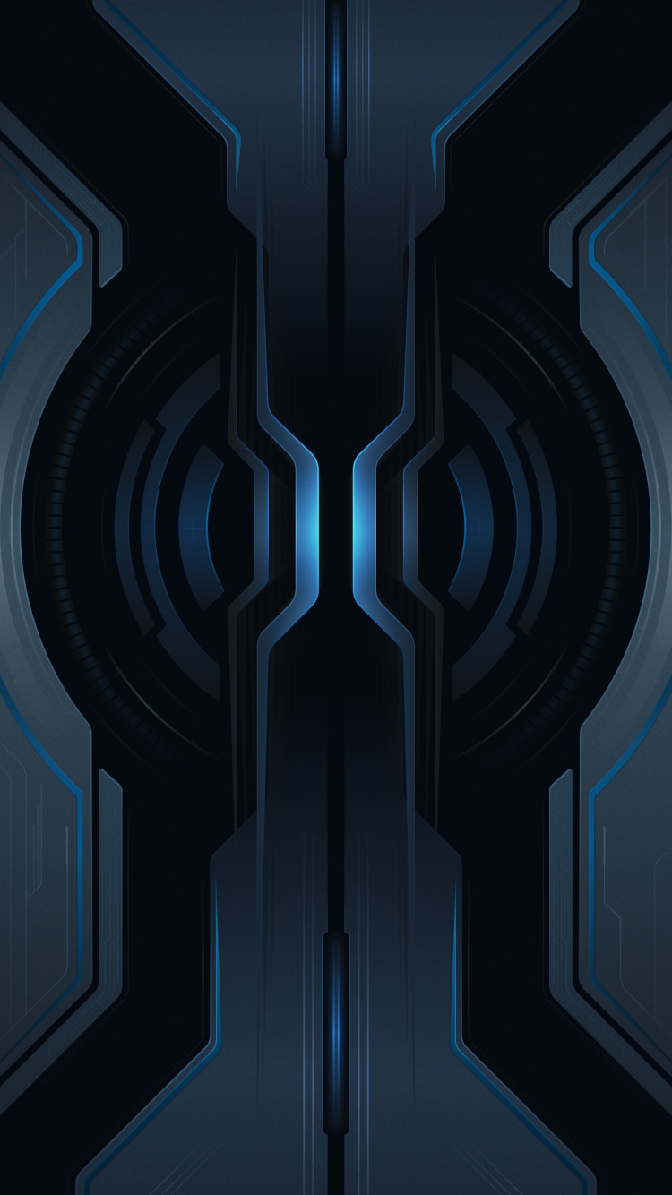 Обои Xiaomi, Blackshark 2 Pro, xiaomi черная акула 2, андроид, узор в разрешении 750x1334