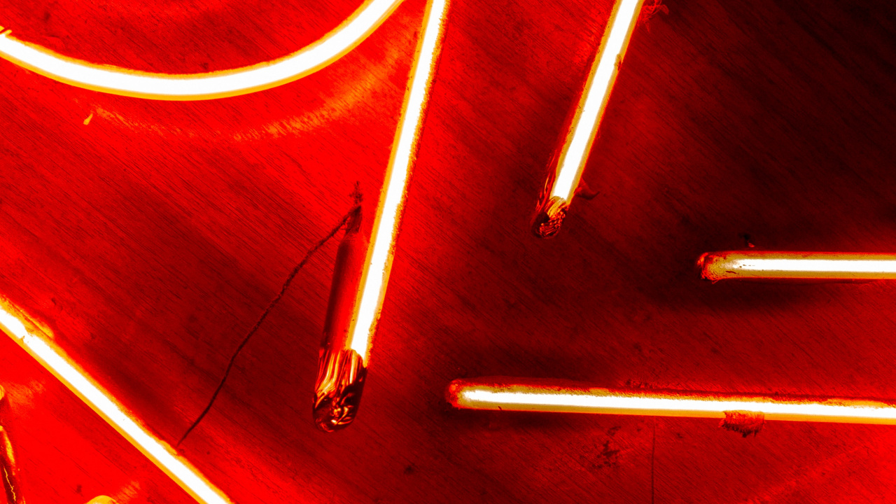 Обои неоновая вывеска, электронные табло, графика, измеритель, вывеска в разрешении 1280x720