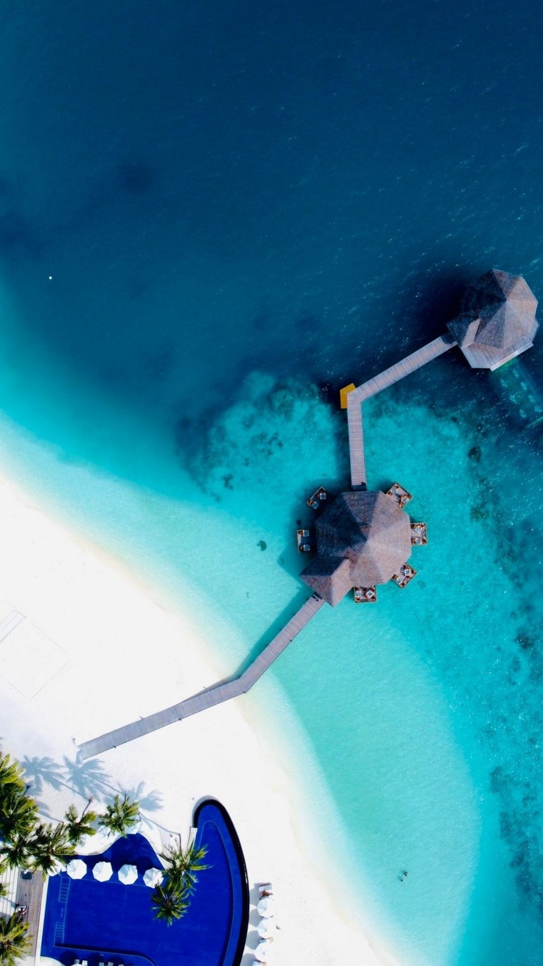 Обои вода, синий, лазурный, облако, подземные воды в разрешении 1080x1920