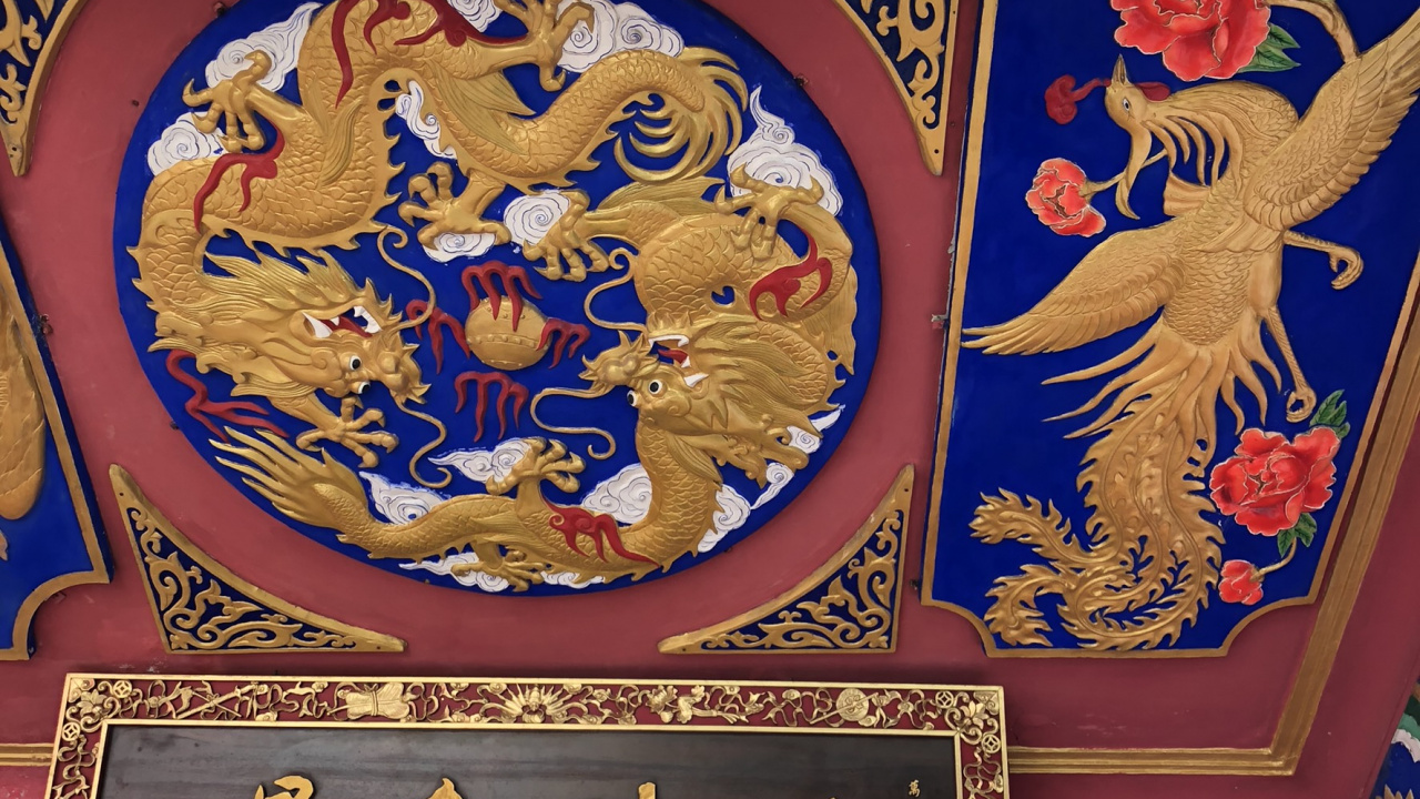 Обои гобелен, арт, мажорель синий, искусство, визуальное искусство в разрешении 1280x720