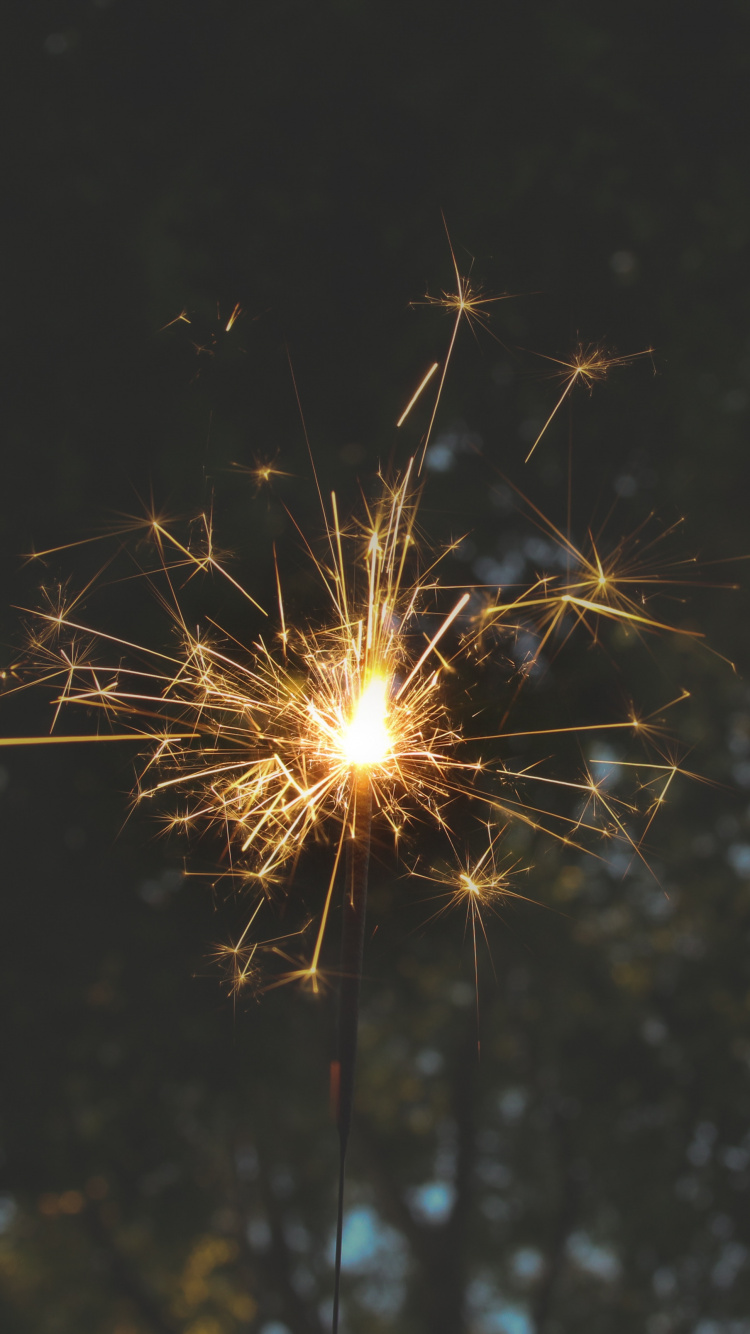 Обои огонь, салют, бенгальский огонь, дивали, праздник в разрешении 750x1334