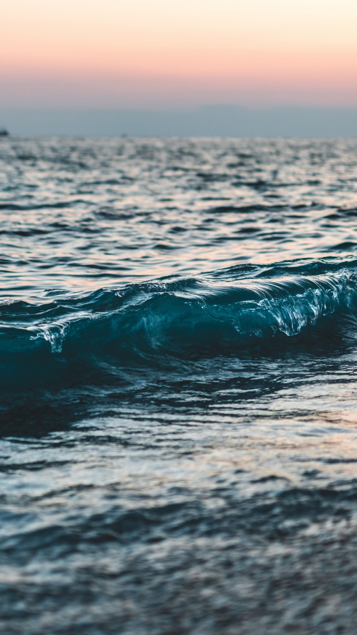 Обои apple, волна, водоем, море, ветровая волна в разрешении 720x1280