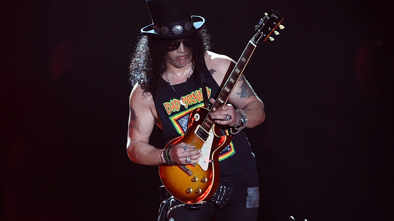 Обои Guns N Roses, рок, гитара, рокнролл, гитарист в разрешении 1280x720
