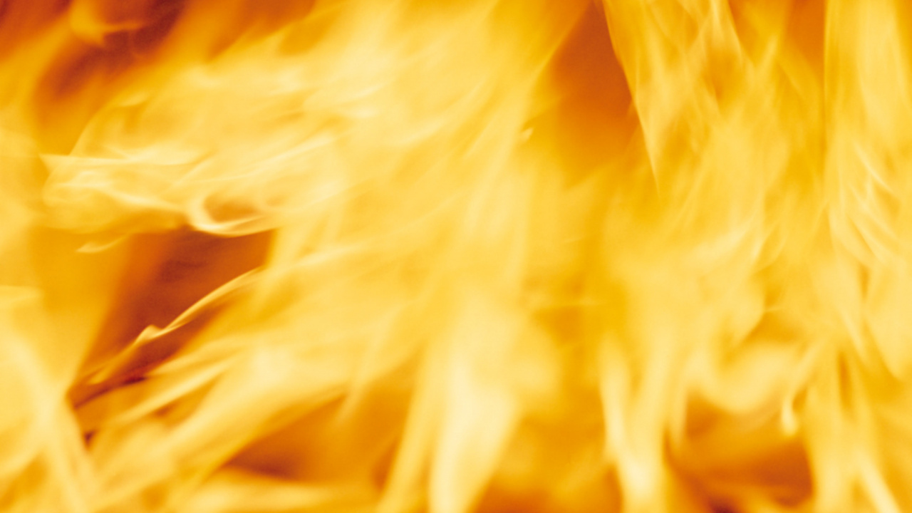 Обои пламя, огонь, желтый, иллюстрация, крупный план в разрешении 1280x720