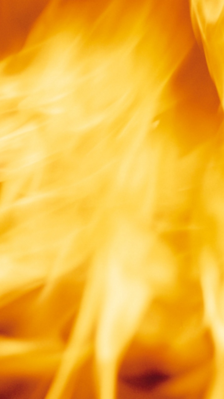 Обои пламя, огонь, желтый, иллюстрация, крупный план в разрешении 720x1280