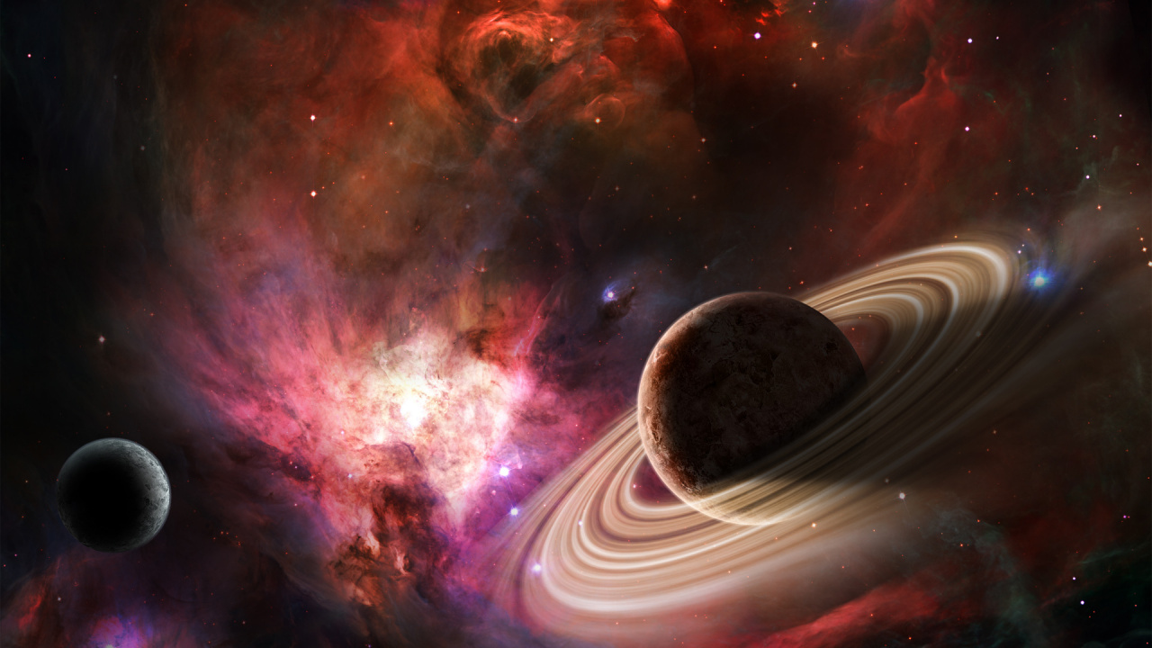 Обои космос, космическое пространство, туманность, пространство, небо в разрешении 1280x720