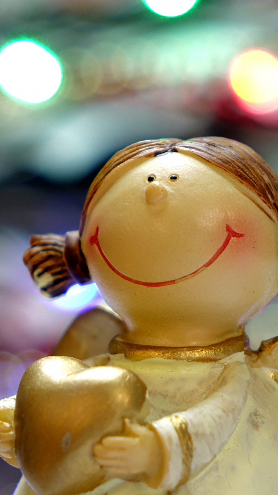 Обои Рождество, Рождественские огни, Сочельник, новогоднее украшение, Рождественская елка в разрешении 1080x1920