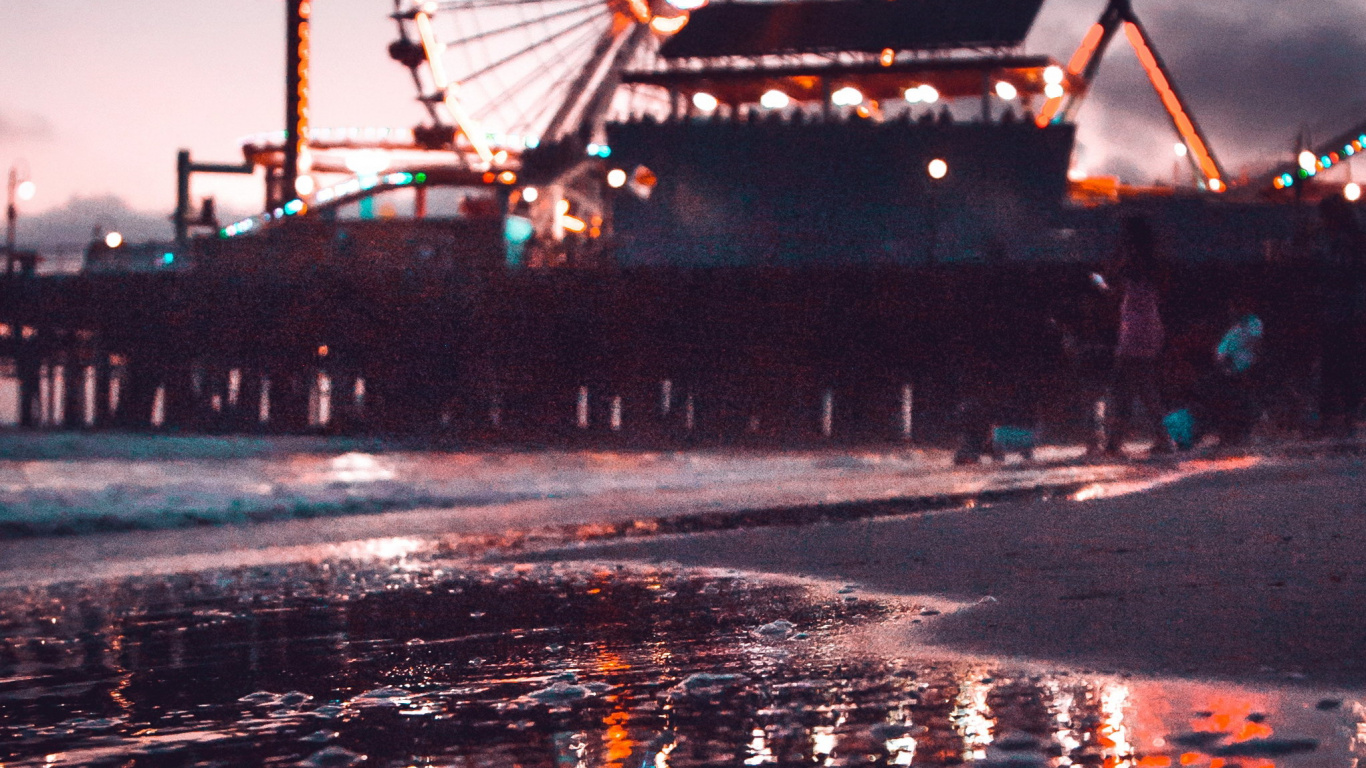 Обои отражение, постер, вода, природа, жидкий в разрешении 1366x768