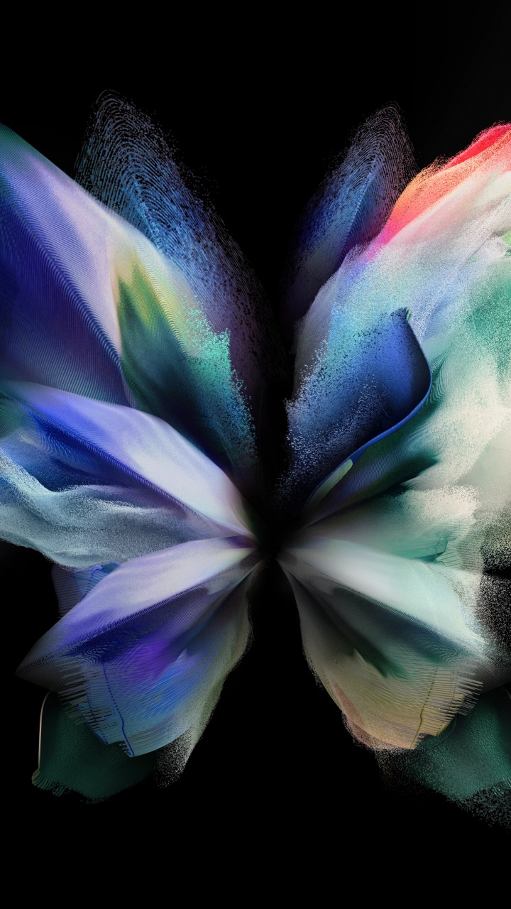 Обои Samsung Galaxy Z Fold 3 – Dark (for iPad) в разрешении 720x1280