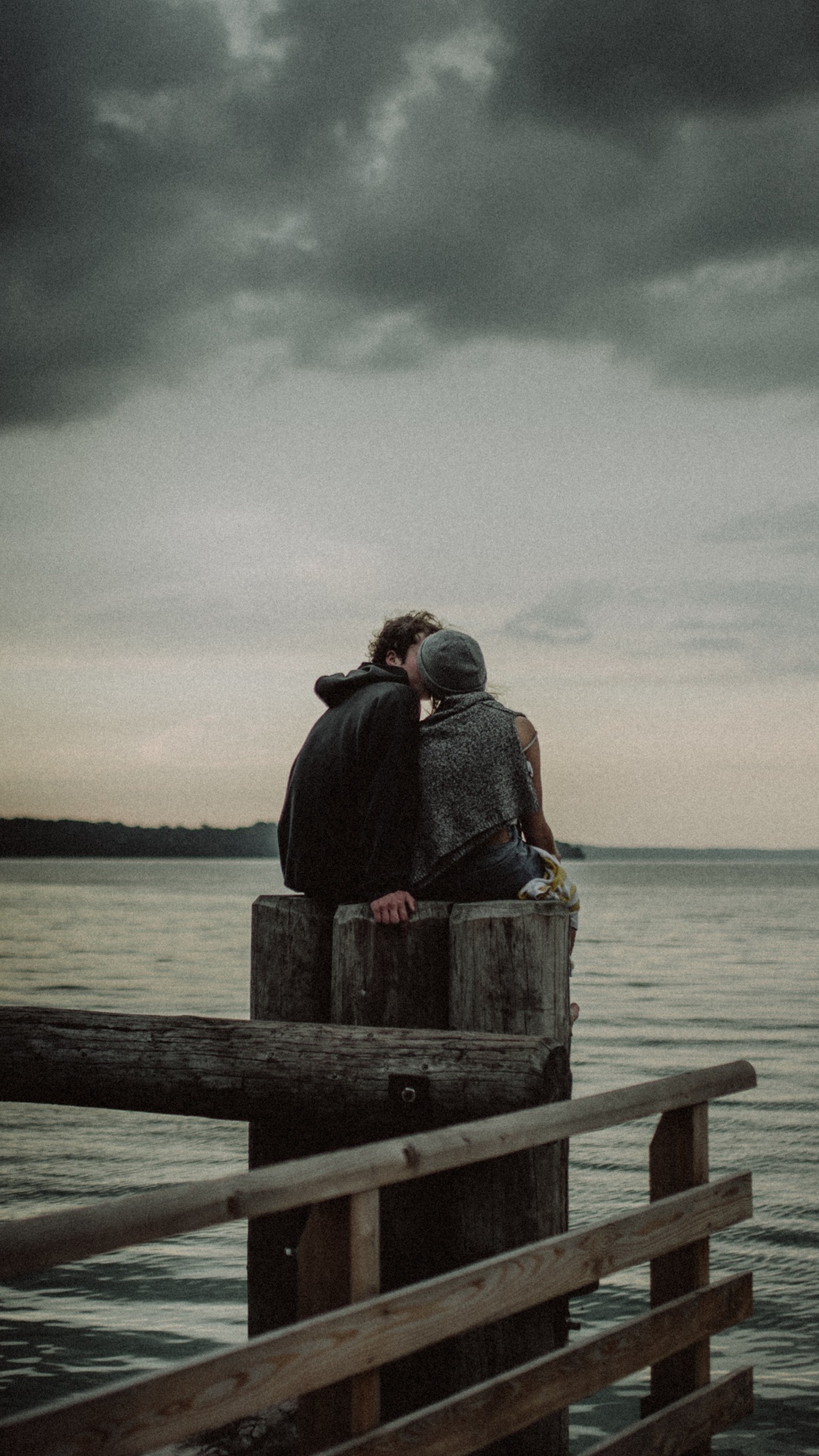 Обои вода, море, облако, океан, горизонт в разрешении 1080x1920