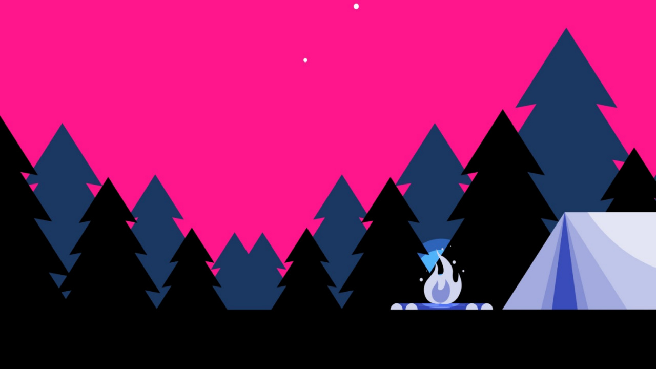 Обои графический дизайн, луна, природа, пурпур, освещение в разрешении 1280x720