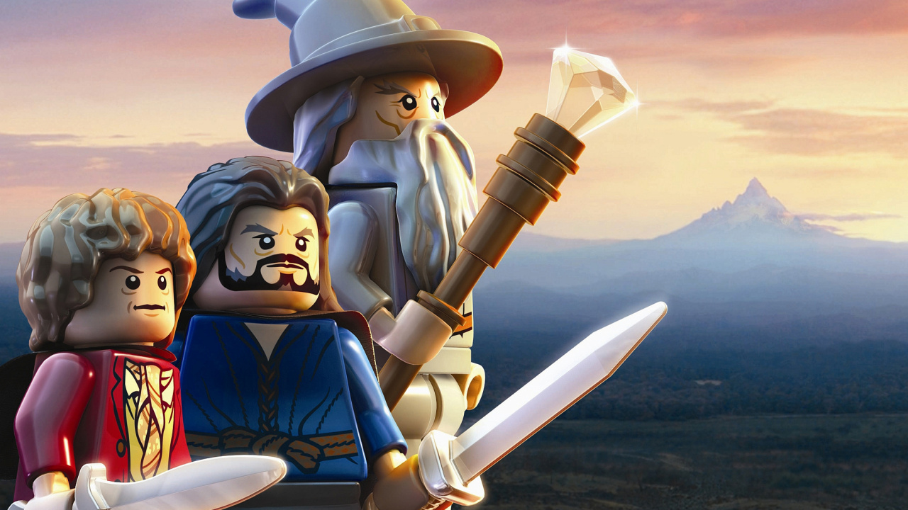 Обои Лего Хоббит, Лего Властелин колец, Хоббит, Бильбо Бэггинс, Властелин Колец в разрешении 1280x720