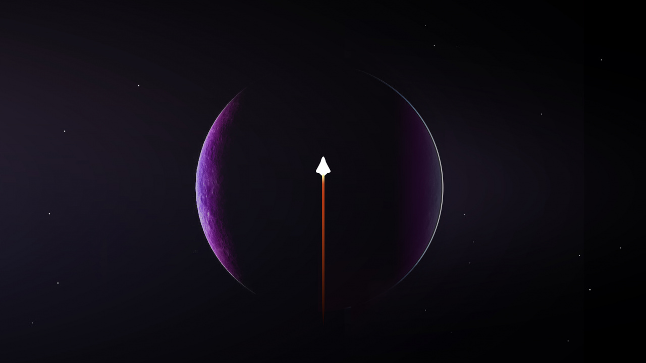 Обои атмосфера, астрономический объект, луна, звезда, наука в разрешении 1280x720