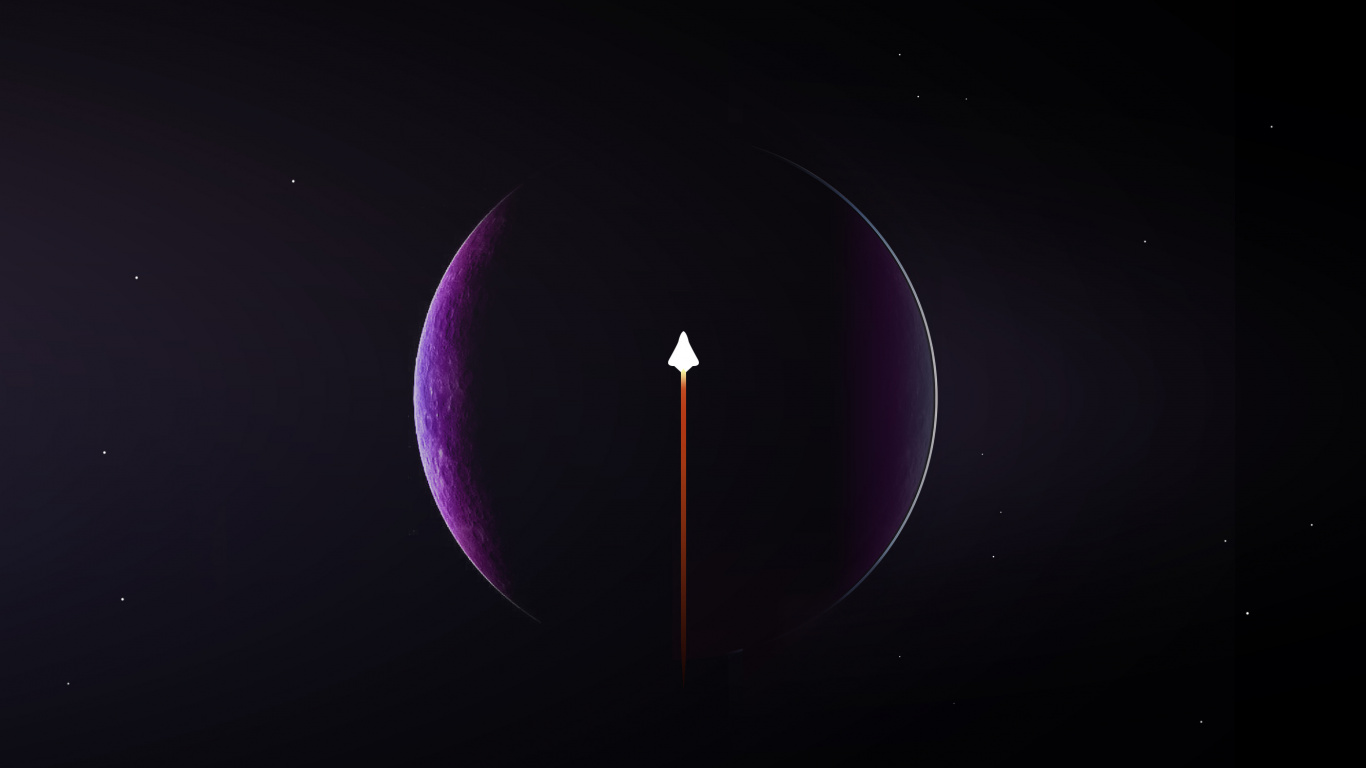 Обои атмосфера, астрономический объект, луна, звезда, наука в разрешении 1366x768