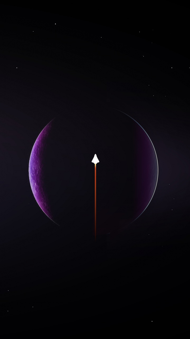 Обои атмосфера, астрономический объект, луна, звезда, наука в разрешении 720x1280