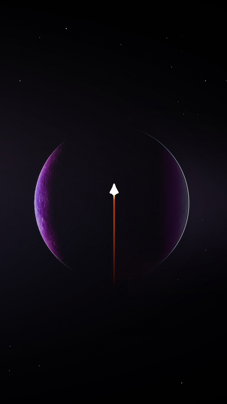 Обои атмосфера, астрономический объект, луна, звезда, наука в разрешении 750x1334